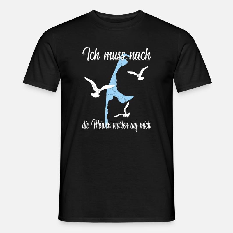 Sylt Design mit Spruch - Männer T-Shirt - Schwarz