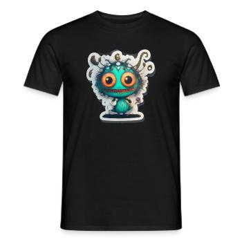 Monsterchen - Männer T-Shirt - Schwarz - Vorne - AI Model Male 178 light (178cm)
