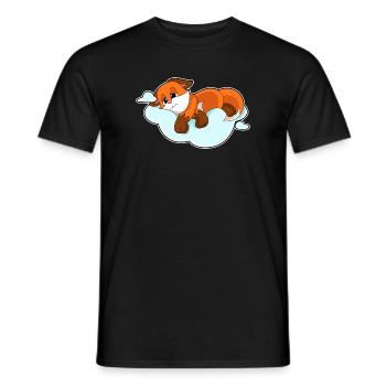 Nuages de renard - T-shirt homme - noir - Devant - AI Model Male 178 light (178cm)