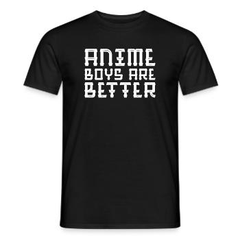 Anime Statement Mangastyle Japanese Comic Manga - T-shirt homme - noir - Devant - AI Model Male 178 light (178cm)
