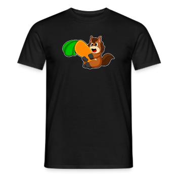 Horse Carrot - Men's T-Shirt - black - Front - AI Model Male 178 light (178cm)