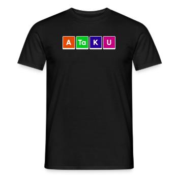 Manga Anime Statement Japanese Comic Animation - Men's T-Shirt - black - Front - AI Model Male 178 light (178cm)
