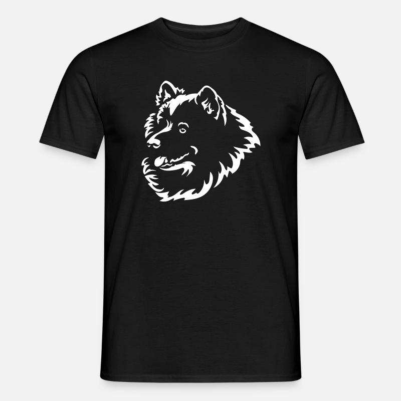 Samoyed Head "Black Edition" - Men’s T-shirt - black