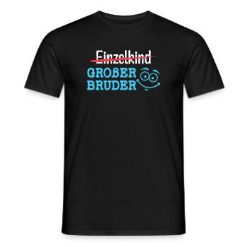 Einzelkind Geschwister Großer Bruder Statement - Männer T-Shirt - Schwarz - Vorne - AI Model Male 178 light (178cm)