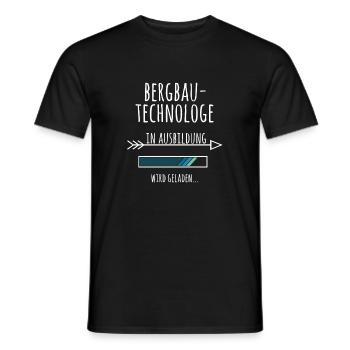 Bergbautechnologe Ausbildung Beruf Geschenk - Männer T-Shirt - Schwarz - Vorne - AI Model Male 178 light (178cm)
