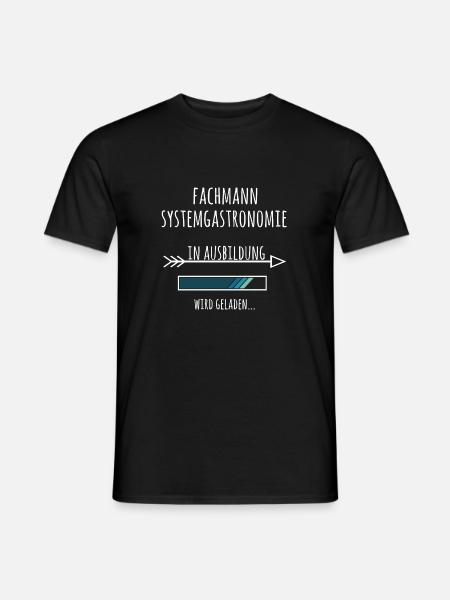Fachmann Systemgastronomie Ausbildung Beruf - Männer T-Shirt - Schwarz