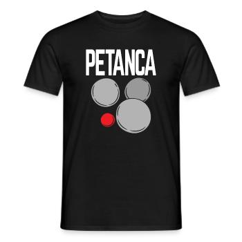 Bolas de Petanca Boule Kugeln für Bouler Petanque - Männer T-Shirt - Schwarz - Vorne - AI Model Male 178 light (178cm)