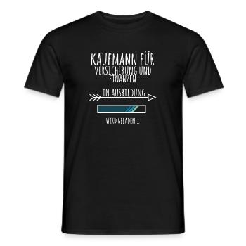 Kaufmann für Versicherungen und Finanzen Geschenk - Männer T-Shirt - Schwarz - Vorne - AI Model Male 178 light (178cm)