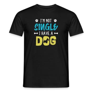 Déclaration de chien Animal préféré Animaux de compagnie Animaux - T-shirt homme - noir - Devant - AI Model Male 178 light (178cm)