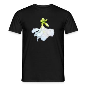 oleanderblüte unten, geschenke frauen - Männer T-Shirt - Schwarz - Vorne - AI Model Male 178 light (178cm)