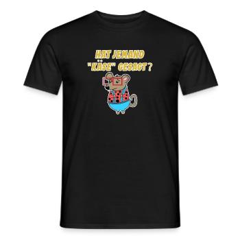 Heimtier Ratte Statement Haustiere Schoßtier - Männer T-Shirt - Schwarz - Vorne - AI Model Male 178 light (178cm)