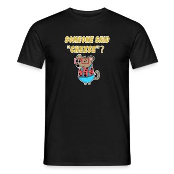 Mouse Statement Pets Lap Animal Pets Pet - Men's T-Shirt - black - Front - AI Model Male 178 light (178cm)