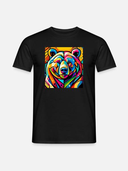 Ours - T-shirt homme - noir