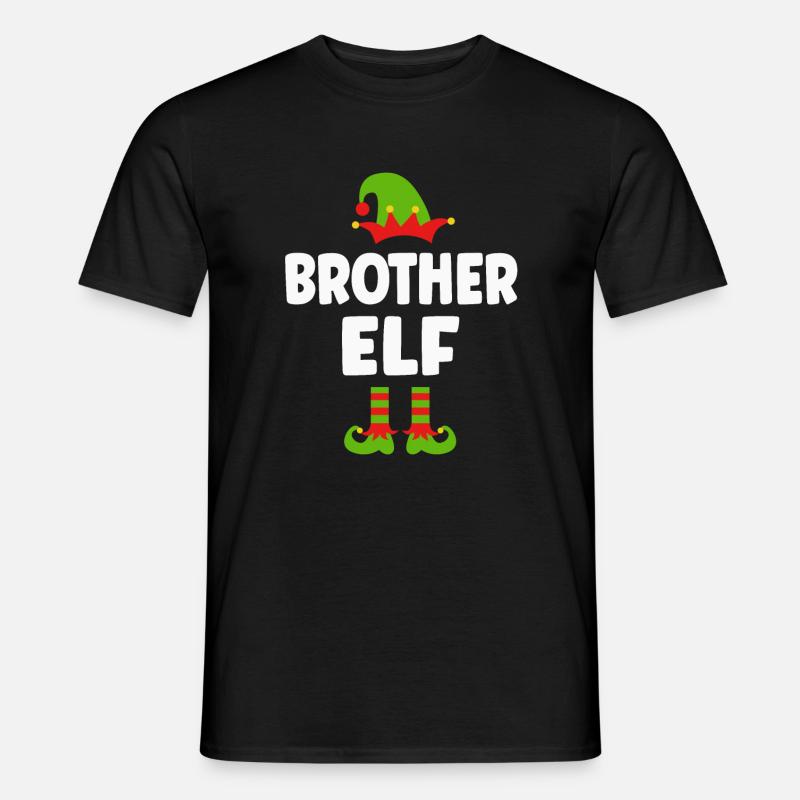 Bruder Elf Weihnachten - Männer T-Shirt - Schwarz