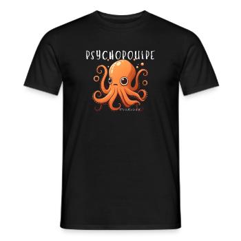 PsychoPoule Octo Pop - Männer T-Shirt - Schwarz - Vorne - AI Model Male 178 light (178cm)