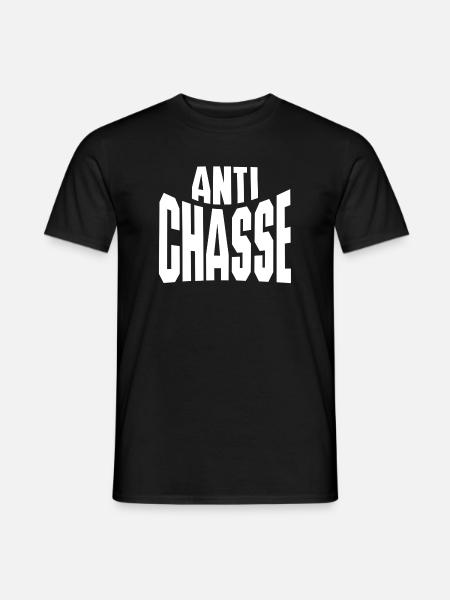 anti-hunting, animal protection - Men's T-Shirt - black