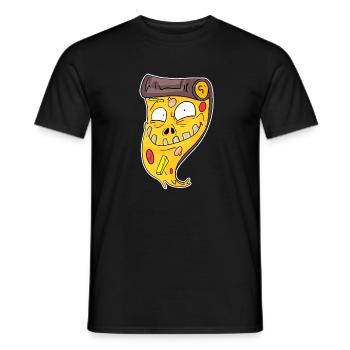 Pizza Zombie - Männer T-Shirt - Schwarz - Vorne - AI Model Male 178 light (178cm)