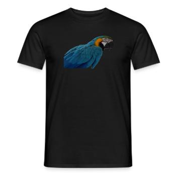 Papageien Vogel T-shirt Geschenk - Männer T-Shirt - Schwarz - Vorne - AI Model Male 178 light (178cm)