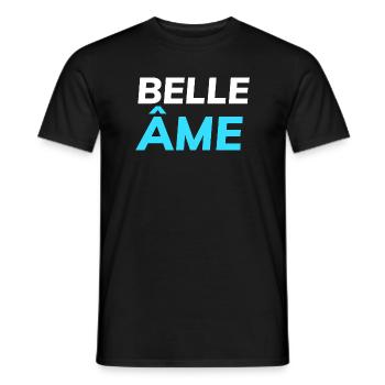 belle âme - T-shirt homme - noir - Devant - AI Model Male 178 light (178cm)