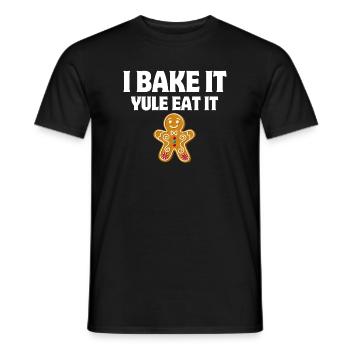 Christmas, Merry Christmas, Merry Christmas - Men's T-Shirt - black - Front - AI Model Male 178 light (178cm)