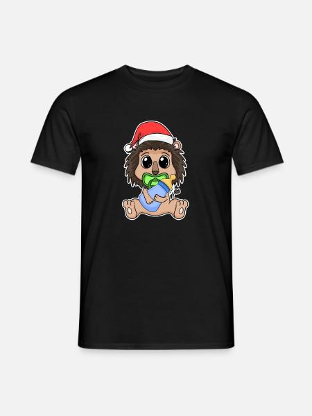 Noël Bébé Lion - T-shirt homme - noir
