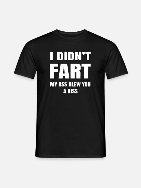 Bold Humor Insult Graphic Tee - Men's T-Shirt - black