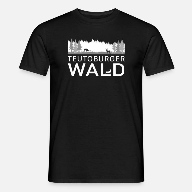 Teutoburger Wald - Männer T-Shirt - Schwarz