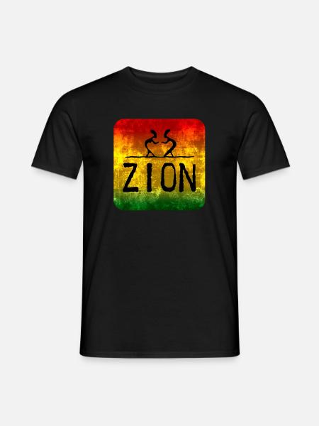 Raggae Zion - Men's T-Shirt - black