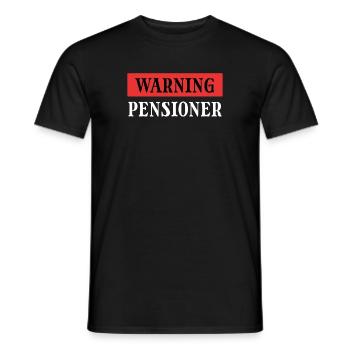 Retraite Senior Statement Retraite Loisirs - T-shirt homme - noir - Devant - AI Model Male 178 light (178cm)