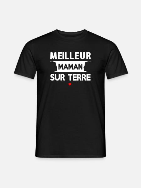 Maternal Quote On Earth - Men's T-Shirt - black