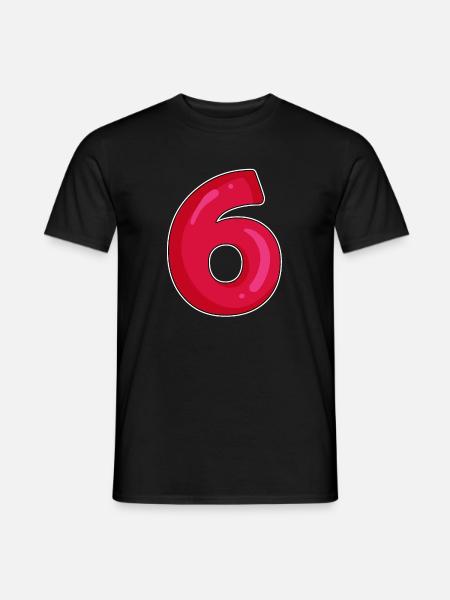 6 - Men's T-Shirt - black