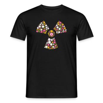 Radioaktive Kleeblüten Radiomanip Radiologie - Männer T-Shirt - Schwarz - Vorne - AI Model Male 178 light (178cm)