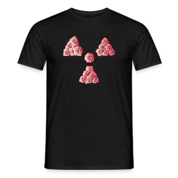 Radioaktive Kleerose, Manip, Radioradiologie - Männer T-Shirt - Schwarz - Vorne - AI Model Male 178 light (178cm)