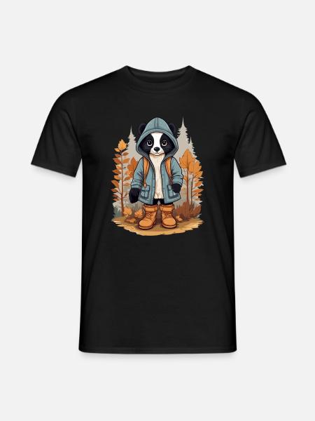 Cute Skunk - Men's T-Shirt - black