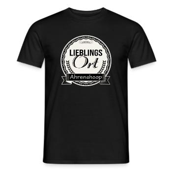 Lieblingsort Ahrenshoop - Männer T-Shirt - Schwarz - Vorne - AI Model Male 178 light (178cm)