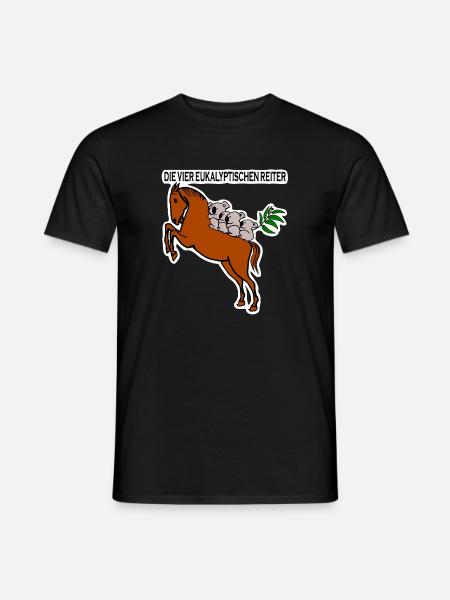 Eukalyptische Reiter - Männer T-Shirt - Schwarz