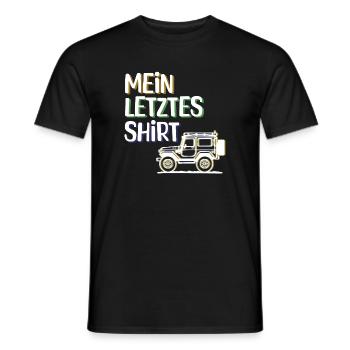 Caravan Camping Chilling Camping Statement Holiday - Men's T-Shirt - black - Front - AI Model Male 178 light (178cm)
