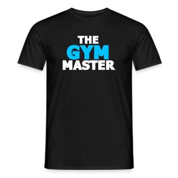 The Gym Master - Männer T-Shirt - Schwarz - Vorne - AI Model Male 178 light (178cm)