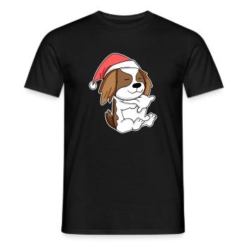 Cavalier King Charles Spaniel chien Animal - T-shirt homme - noir - Devant - AI Model Male 178 light (178cm)