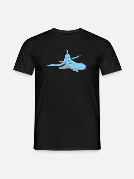 Oeil glissé banane - T-shirt homme - noir