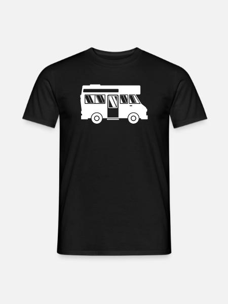 Caravan Wanderlust Wanderer Camping Camper - Men's T-Shirt - black