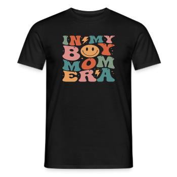 Colorful Design with Vintage Smile - Men's T-Shirt - black - Front - AI Model Male 178 light (178cm)