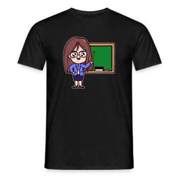 Lehrer Karriere Erfolg Beruf Job Vorgesetzter - Männer T-Shirt - Schwarz - Vorne - AI Model Male 178 light (178cm)