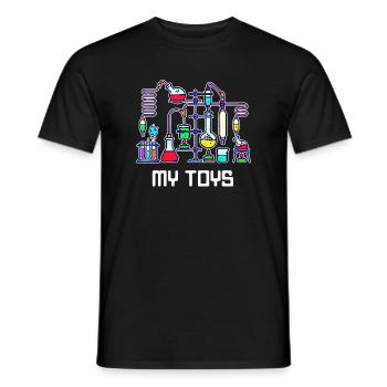 Workaholic Statement Job Wissenschafter Karriere - Männer T-Shirt - Schwarz - Vorne - AI Model Male 178 light (178cm)