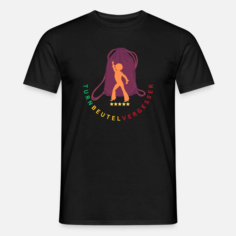 Turnbeutelvergesser 2 - Männer T-Shirt - Schwarz