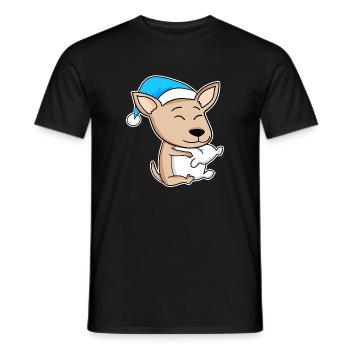 Chihuahua Sleeping Fatigue Dog Dog Breed - Men's T-Shirt - black - Front - AI Model Male 178 light (178cm)