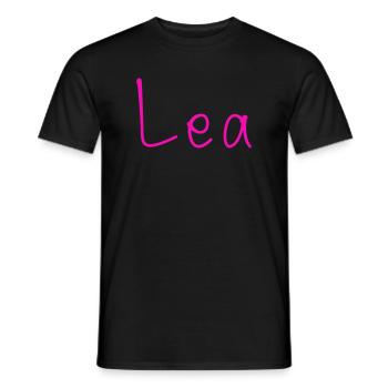 Leah - Men's T-Shirt - black - Front - AI Model Male 178 light (178cm)