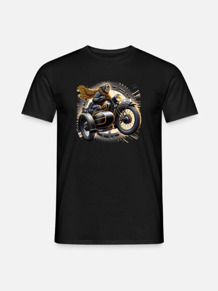 Auf zu neuen Abenteuern - Männer T-Shirt - Schwarz