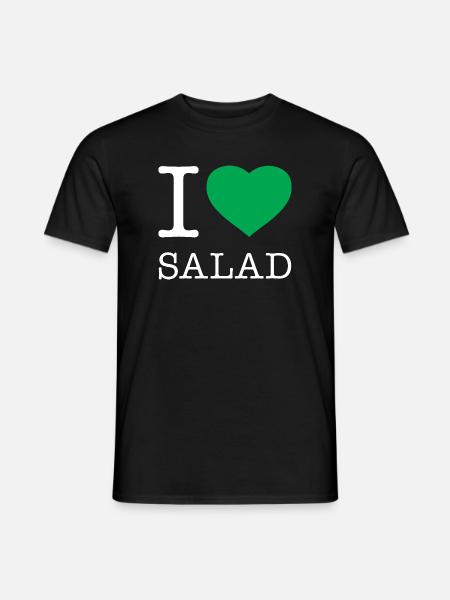 J’ADORE LA SALADE - T-shirt homme - noir