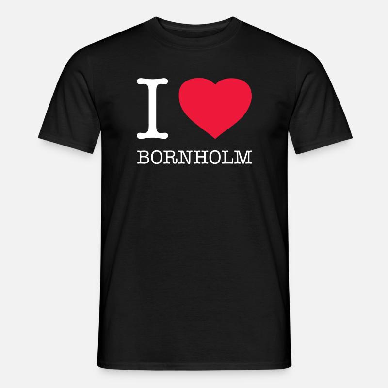 J’ADORE BORNHOLM - Mænd T-shirt - sort